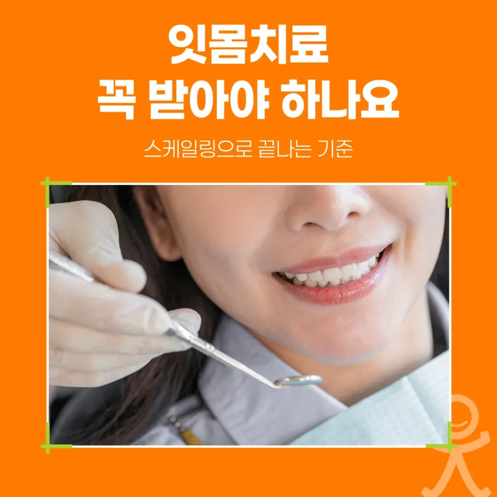 잇몸치료 꼭 받아야 하나요 — 스케일링으로 끝나는 기준
